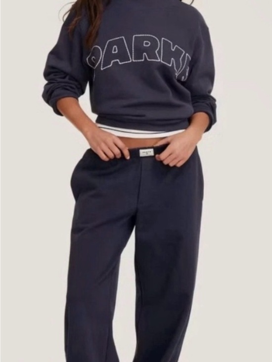 Parke Pants - Parke high-rise Boxer Sweatpants Navy Brand New